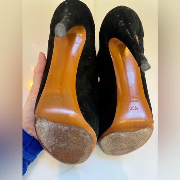 Gucci Black Suede Booties - Picture 6 of 6